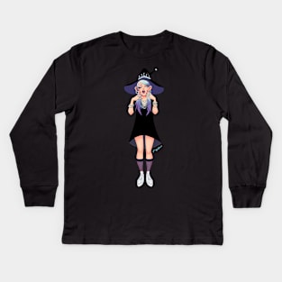 Glam witch Kids Long Sleeve T-Shirt